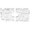 Ekena Millwork Novo Architectural Grade PVC Ceiling Medallion, 14"W x 9 3/8"H x 3"ID x 5"C x 1"P, Two-Piece CMP14X9NO2-03000 - alternate 2